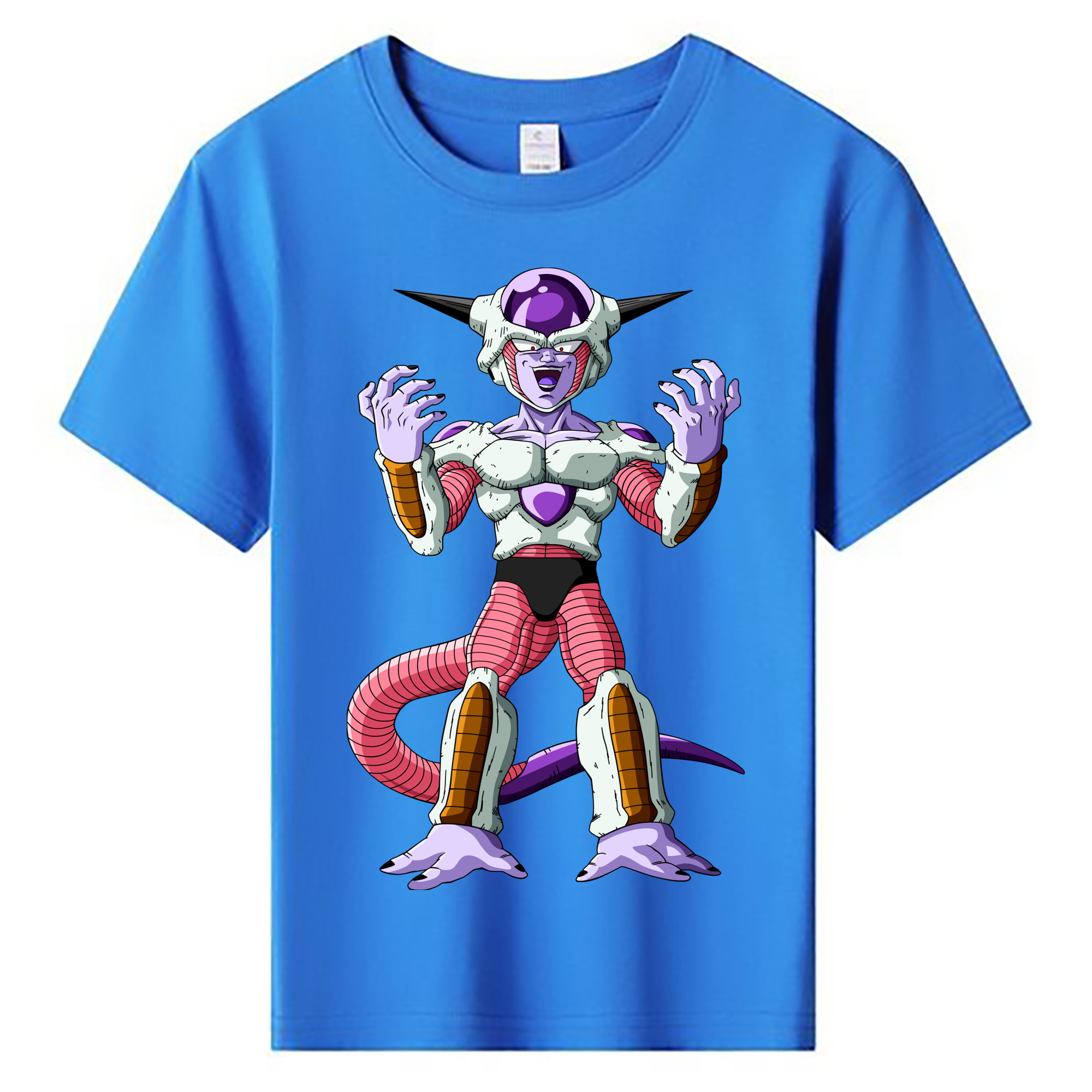 （画像用） ドラゴンボール フリーザ DRAGON BALL Frieza 綿100％キッズTシャツ（フロントプリント）